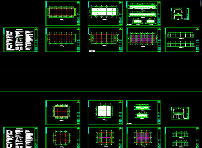 崇明钢结构厂房图纸
