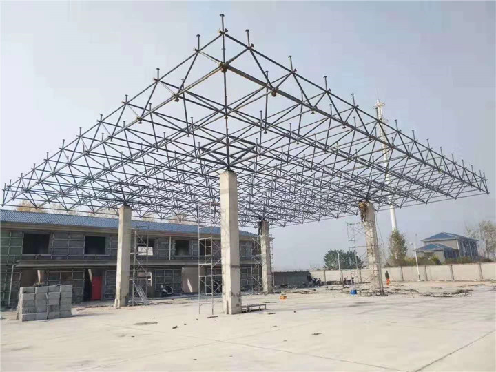 崇明加油站网架